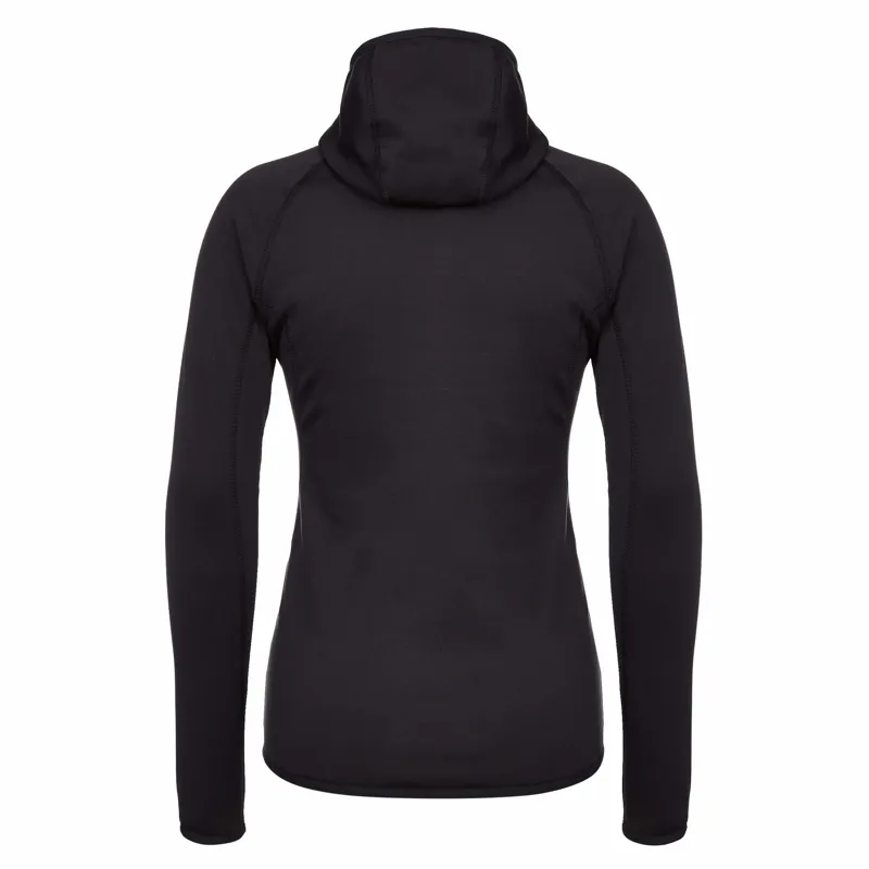 Frilufts Women's Sjunkhatten Hooded Fleece Dark Caviar-2